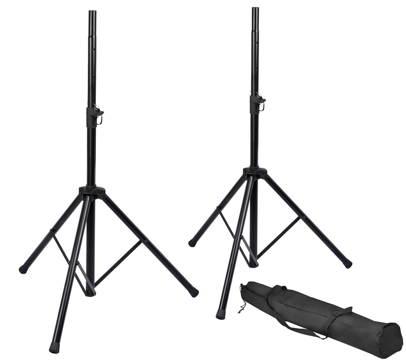 Gator Frameworks RI-SPKRSTDSET Paire de supports d'enceintes à base de trépied Rok-It avec sac