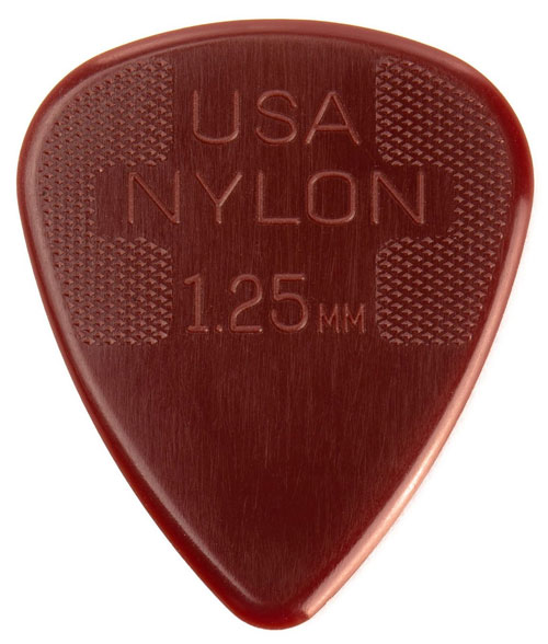 Dunlop 44R125 Médiators standard en nylon – 1,25 mm extra lourd – 72 sacs de recharge