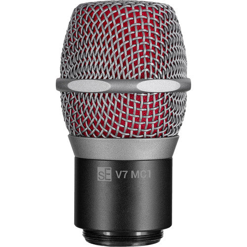 SE Electronics SE-V7MC1 Supercardioid Dynamic Microphone Capsule for Shure Wireless Handheld Transmitters (Silver)