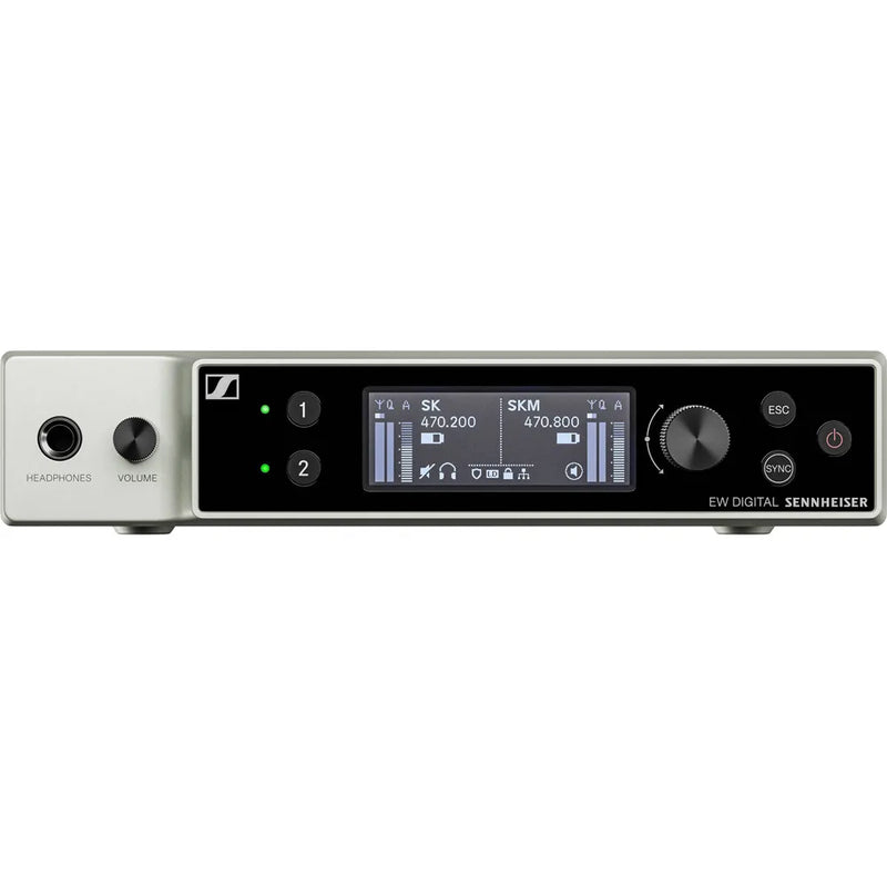 Sennheiser EW-DX 835-S Dual-Channel Digital Wireless System w/Two Handheld Mics & MMD 835 Capsules