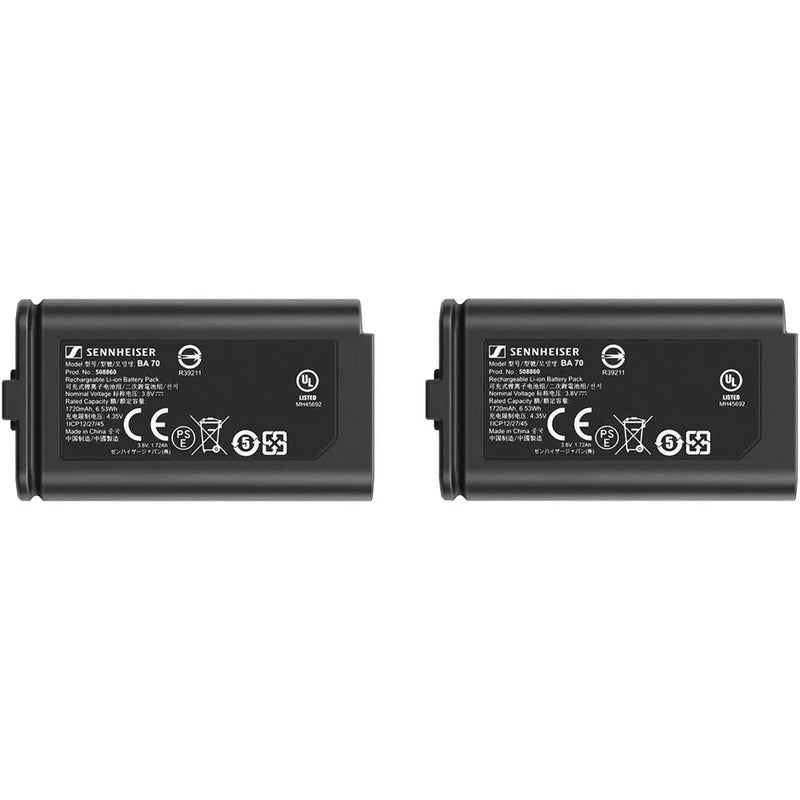 Sennheiser EW-DX 835-S Dual-Channel Digital Wireless System w/Two Handheld Mics & MMD 835 Capsules
