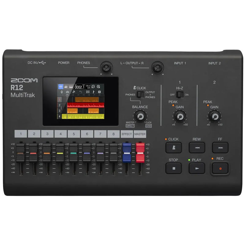 Zoom R12 MultiTrak Enregistreur/Contrôleur d'interface