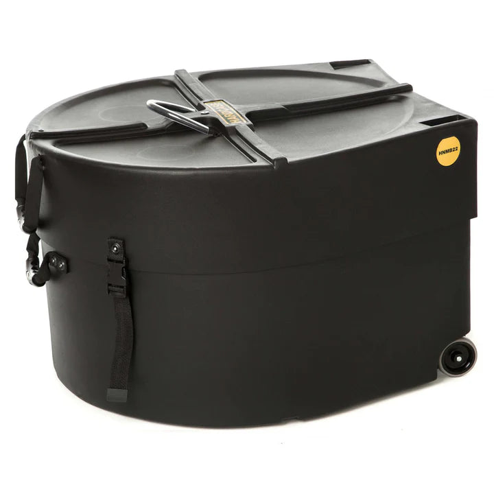 Hardcase HNMB22 Étui de batterie de marche 22" avec roulettes pour grosse caisse