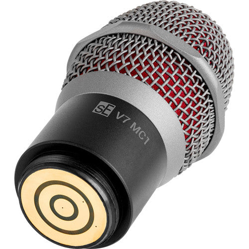 SE Electronics SE-V7MC1 Supercardioid Dynamic Microphone Capsule for Shure Wireless Handheld Transmitters (Silver)