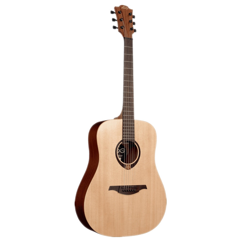 Lag Guitars T70D Tramontane 70 Guitare acoustique Dreadnought - Satin naturel à pores ouverts
