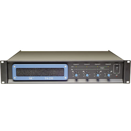 MC2 Audio T4-250 T-Series High-Performance Installation Amplifiers - Red One Music