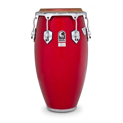 Toca 4611-3/4FR Custom Deluxe Conga en fibre de verre - Rouge étincelant