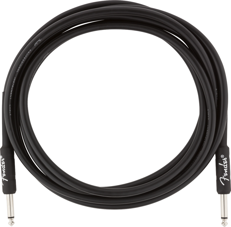 Câble pour instrument Fender PROFESSIONAL (noir) - 10'