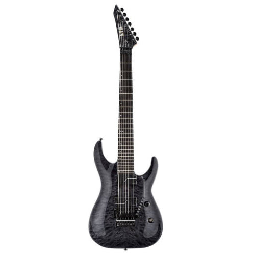 ESP LTD BUZ-7 Series Guitare électrique 7 cordes (noir transparent)