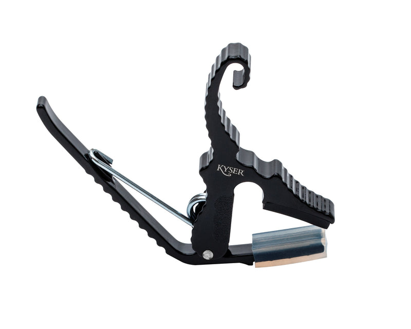 Kyser KG3BA Quick-Change Shortcut Acoustic Guitar Capo - Black