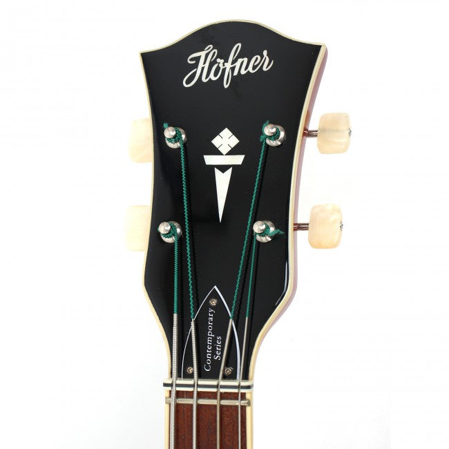 Hofner CONTEMPORARY Verythin Bass - Transparent Red