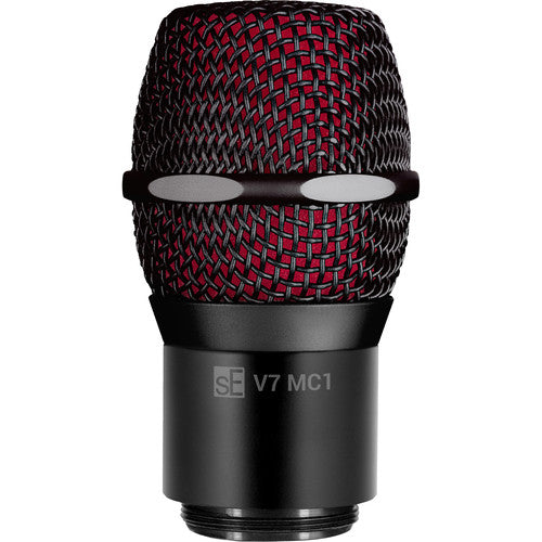 SE Electronics SE-V7MC1/BLACK Supercardioid Dynamic Microphone Capsule for Shure Wireless Handheld Transmitters (Black)
