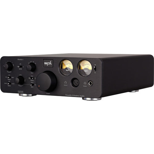 SPL PHONITOR X Amplificateur et préamplificateur pour casque avec convertisseur DA et technologie VOLTAiR - Noir