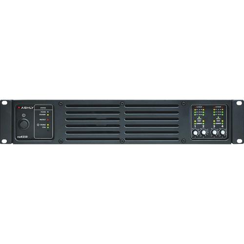 Ashly Ne4250Pe 4-Channel Network Enabled Amplifier With Protea Dsp 4 X 250W @ 4 Ohms - Red One Music