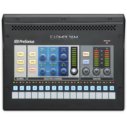 Presonus EARMIX 16M 16X2 Avb-Networked Personal Monitor Mixer 16X2 Avb-Networked Personal Monitor Mixer - Red One Music