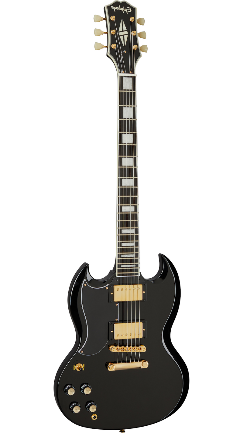 Epiphone SG CUSTOM Left-Handed Electric Guitar (Ebony)