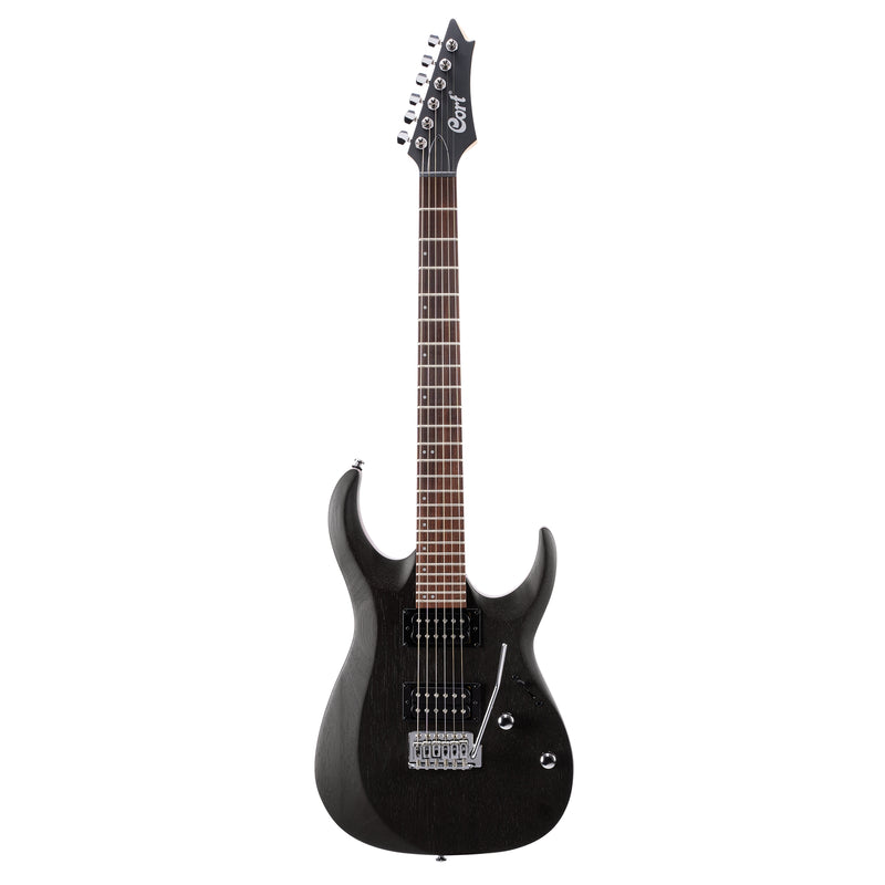 Guitare électrique Cort X100-OPBK (noir à pores ouverts)