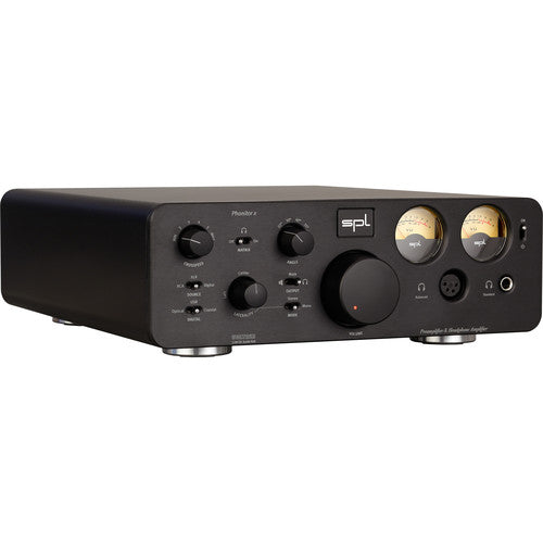 SPL PHONITOR X Headphone Amplifier & Preamplifier w/ VOLTAiR Technology - Black