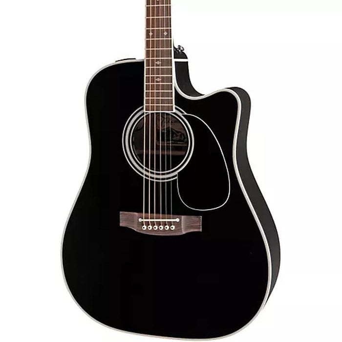 Takamine EF341SC Dreadnought CA Legacy Series - Dreadnought Cutaway Acoustic-Electric Guitar - Black