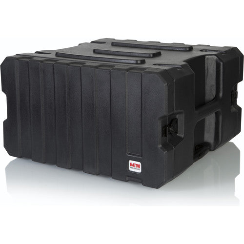 Gator G-PROR-6U-19 Boîtier de rack moulé par rotation avec roues et poignée - 6U, 19" de profondeur 