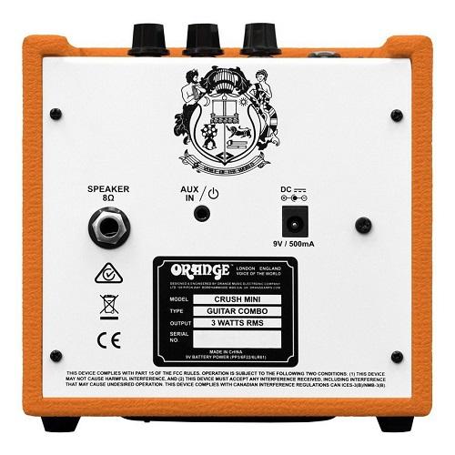 Orange Crush Mini 3W Guitar Micro Amp - Red One Music