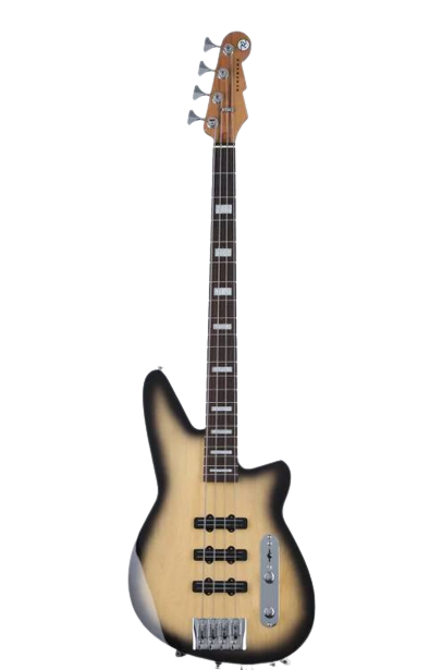 Le révérend Triad 4-String Electric Bass (Korina Burst)