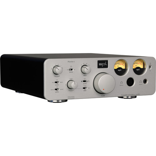 Amplificateur et préamplificateur pour casque SPL PHONITOR X avec convertisseur DA et technologie VOLTAiR - Argent 
