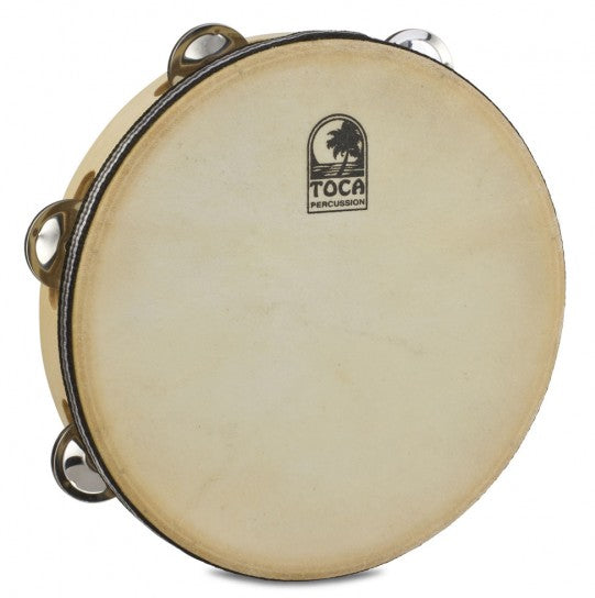 Toca T1090H Player's Series Wood 9" Tambourine - Single Row with Head