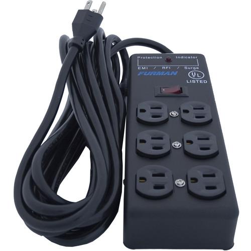 Furman SS-6B Power Pro Plug 6 Outlet Block - Red One Music