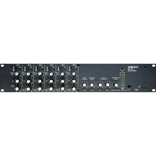 Ashly Mx-406 Six Channel Rackmountable Stereo Line And Microphone Mixer - Red One Music