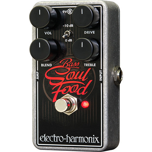 Electro-Harmonix BASS SOUL FOOD Transparent Overdrive Pedal