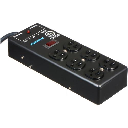 Furman SS-6B Power Pro Plug 6 Outlet Block - Red One Music