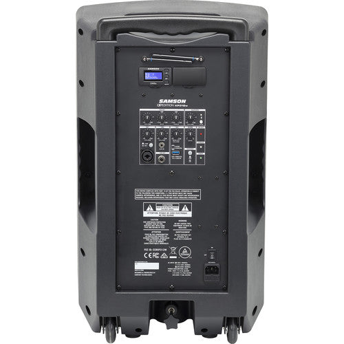 Samson EXPEDITION XP312W Système de sonorisation portable 300 W avec microphone sans fil - 12" (Bande K : 470 à 494 MHz)