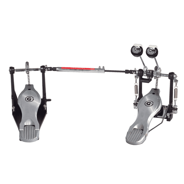 Gibraltar 5711Db  Single Chain Cam Drive Double Bass Drum Pedal - Red One Music