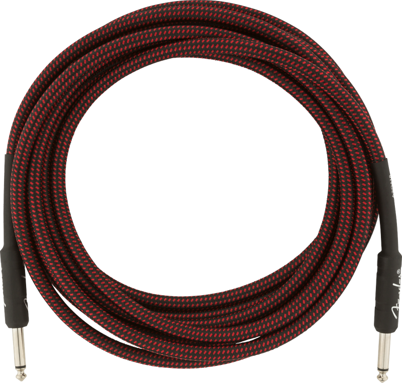 Câble pour instrument Fender PROFESSIONAL (Tweed rouge) - 15'