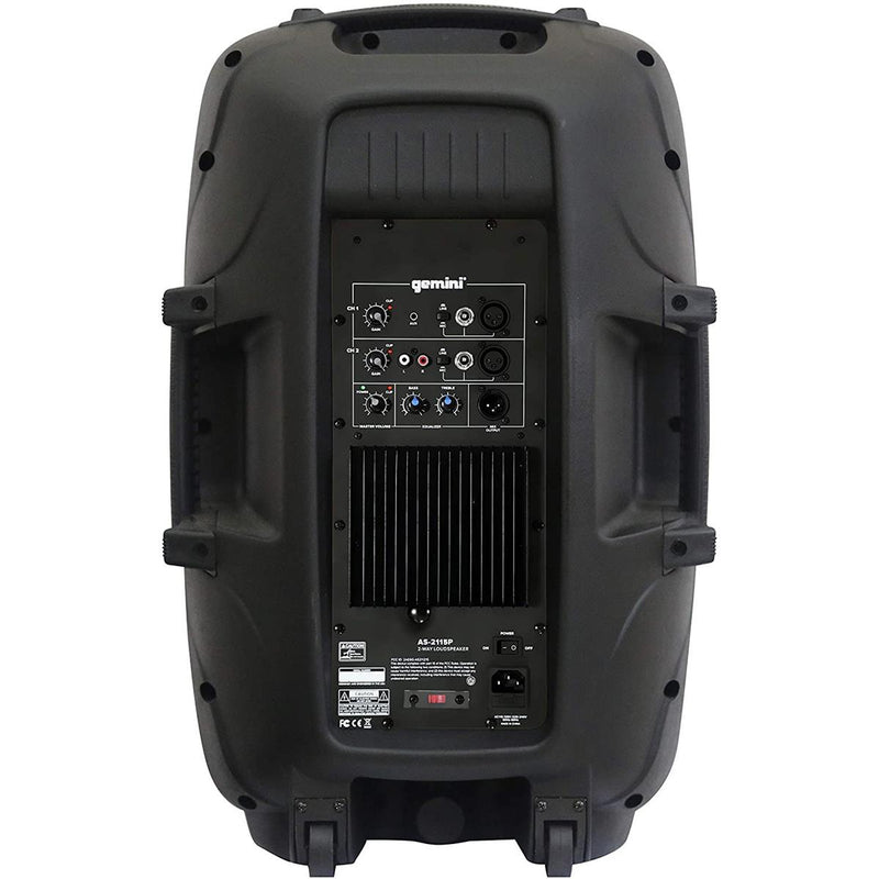 Gemini AS-2115P Haut-parleur actif 2000 watts - 15"