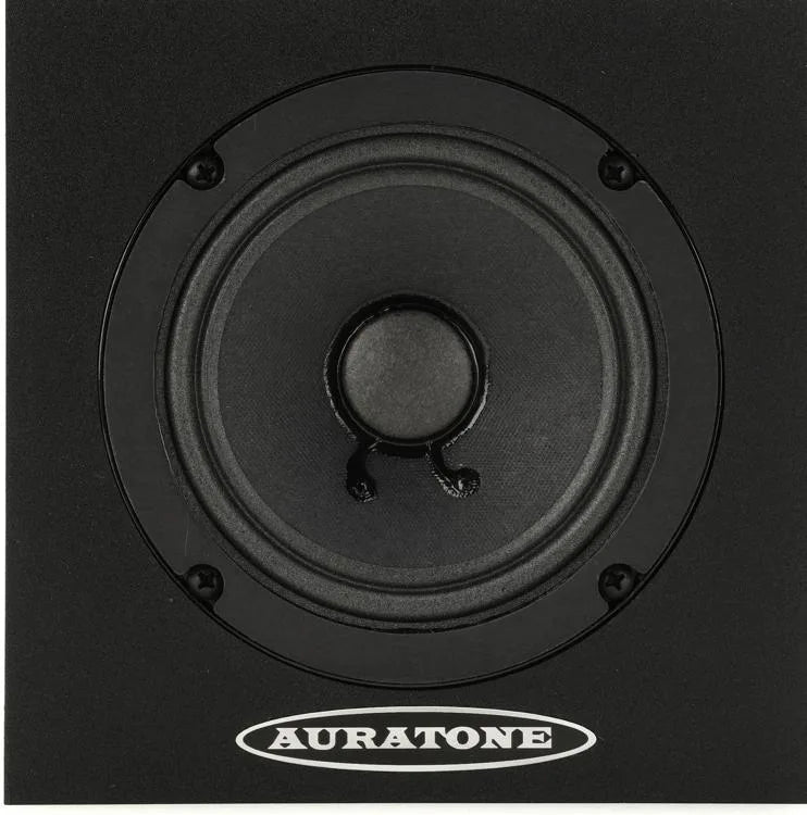 Auratone 5C Active Super Sound Cube Reference Monitor (Black, Single) - 4.5"