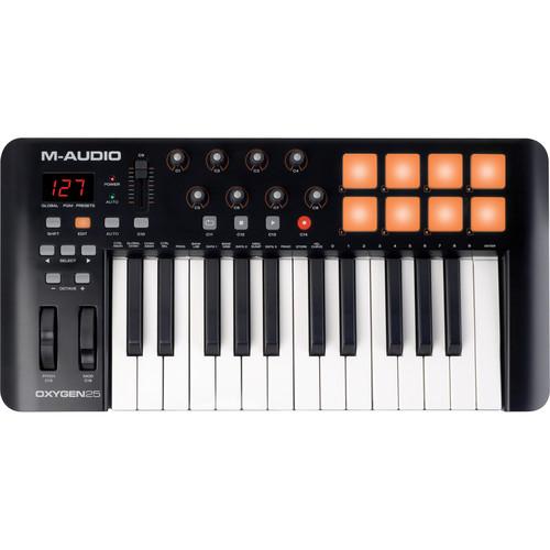 M-Audio Oxygen 25 Iv  Usb Midi Keyboard Controller - Red One Music