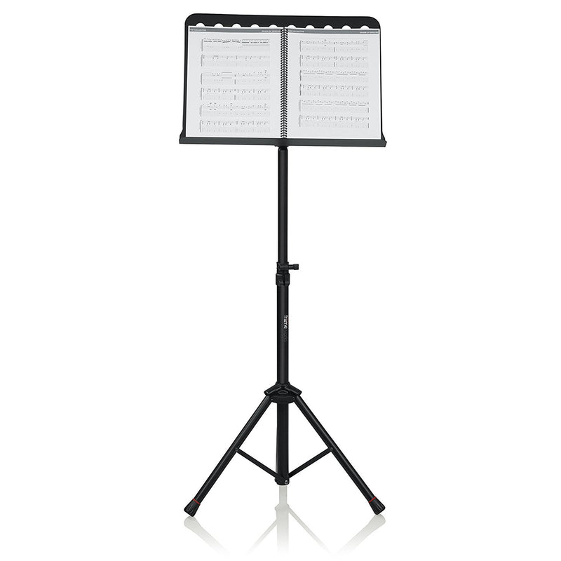 Gator Gfw-Mus-0500  Gator Frameworks Gfw-Mus-0500 Lightweight Sheet Music Stand - Red One Music