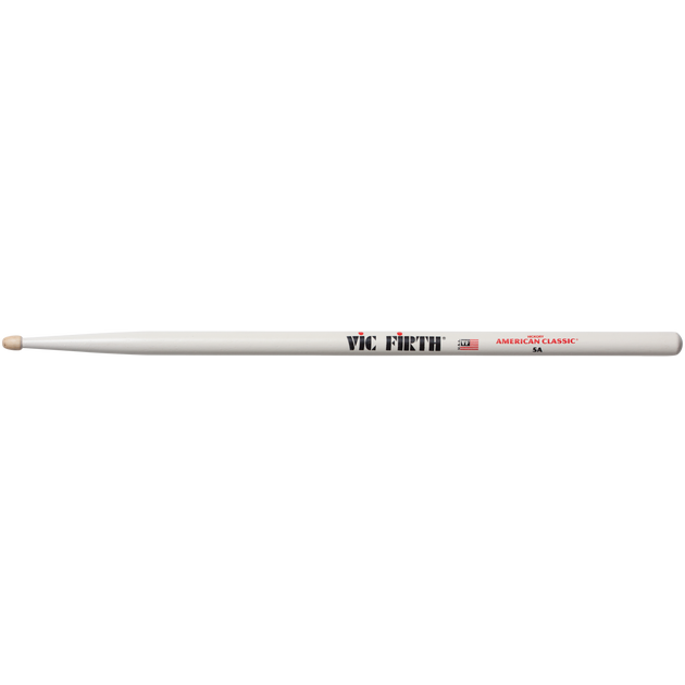 Vic Firth 5AW American Classic® 5A Drumsticks w/ White Finish
