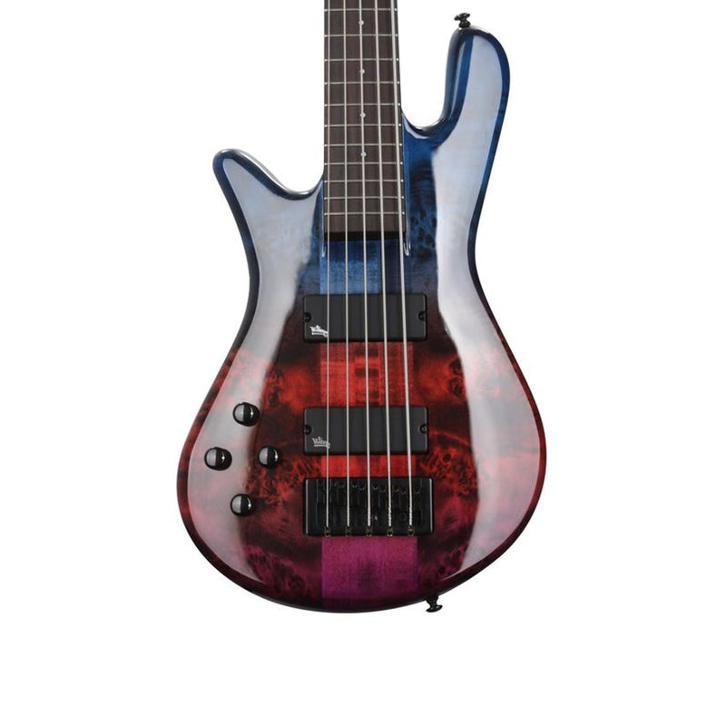 Spector NSETHOS5INTERLH NS ETHOS - Basse électrique 5 cordes avec humbuckers Aguilar - Palissandre/Interstellar Gloss