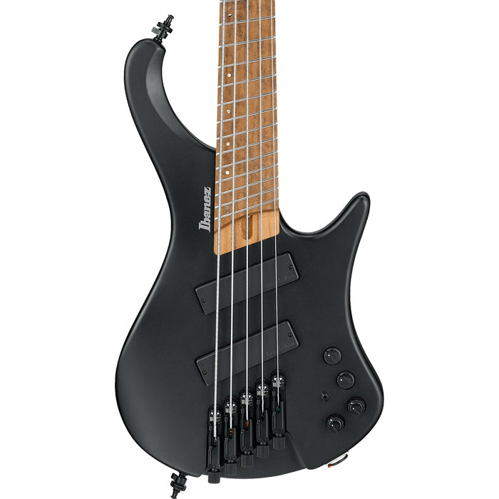 Ibanez EHB1005MS-BKF Workshop 5 cordes - Basse électrique sans tête avec micros Bartolini - Noir plat 