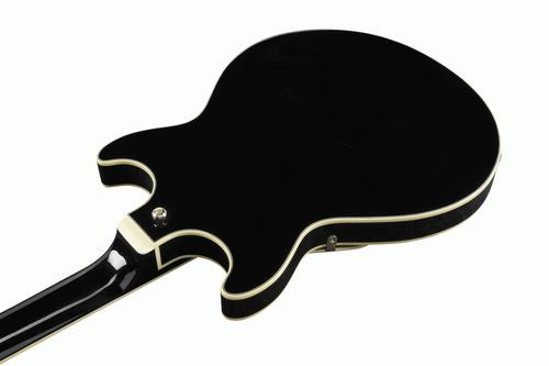 Ibanez AMH90BK Artcore Expressionist Series Semi Hollow-Body Electric Guitar (Black)