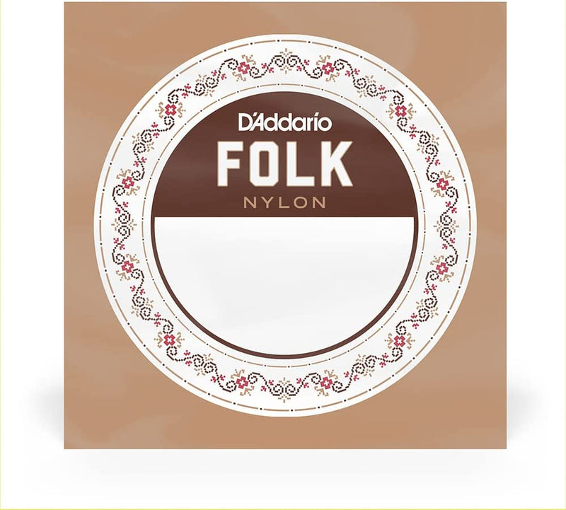 D'addario BEB028 Single Classical/Folk Guitar Black Nylon .028 Ball End