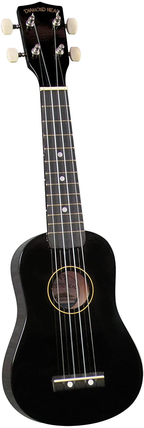 Diamondhead DU-100 Soprano Ukulele (Black)