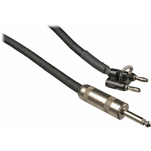 Audio-Technica AT690 Series 1/4" Male to Dual Banana Speaker Cable (14-Gauge) - 10'