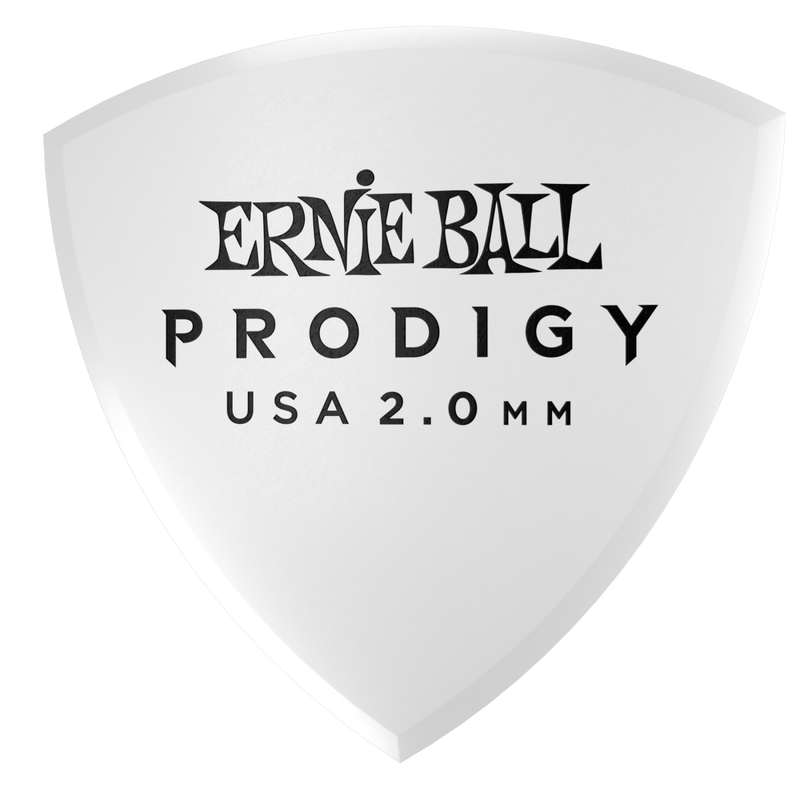 Ernie Ball 9338eb Prodigy White Large Sheild Picks 2,0 mm (6)