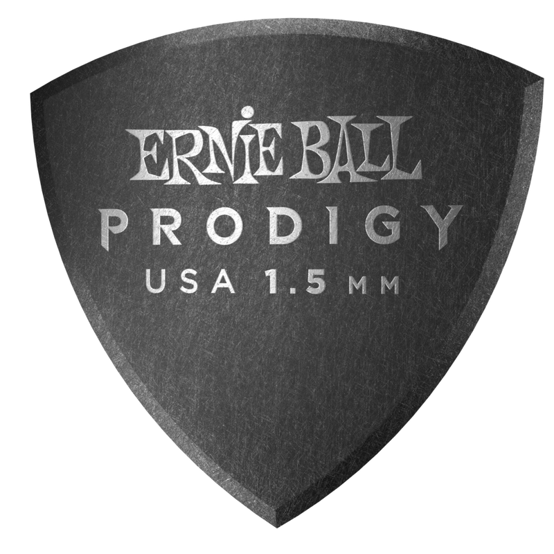Ernie Ball 9332EB Prodigy Black Large Shield Picks 1,5 mm (6)
