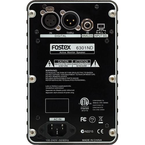 Fostex 6301ND 4 Active Monitor Speaker 20W D-Class Single - Red One Music