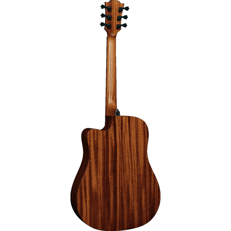 Lag Guitars T98DCE Tramontane 98 Dreadnought Cutaway Acoustic Electric Guitar - Natural